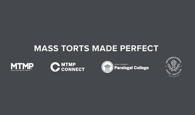 Mass torts made perfect